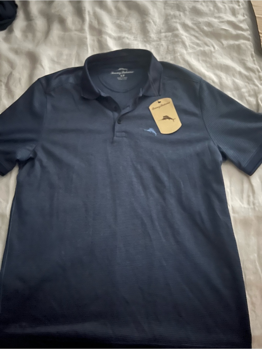 Tommy Bahama Navy Performance Polo Shirt-NWT